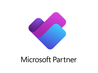 Microsoft Planner logo in purple, pink, and blue with Microsoft Partner written underneath th logo
