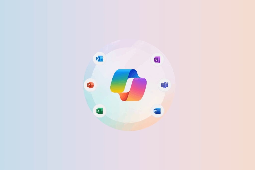 Copilot and other MS apps logos.