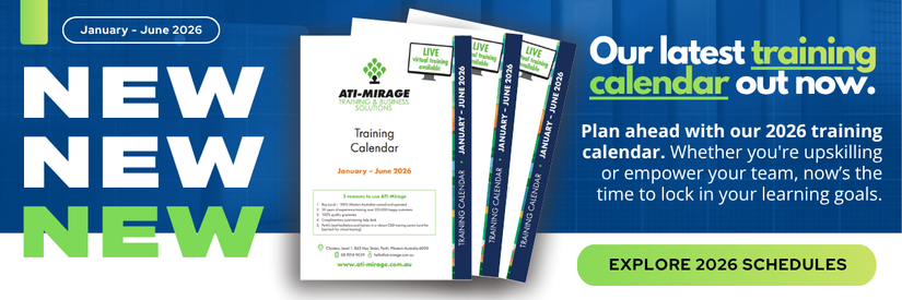 New Training Calendar January to June 2026 Schedules.