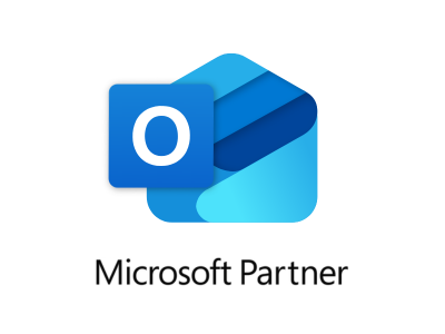 Microsoft Outlook new logo with Microsoft Partner written on it.