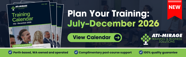 ATI-Mirage July-December 2026 Training Calendar.