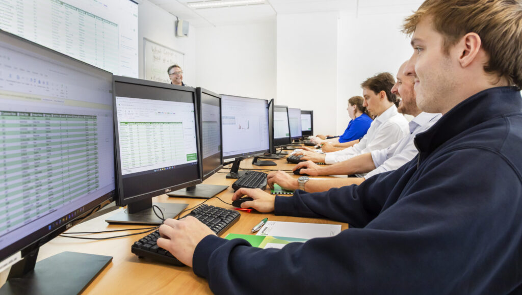 Students in our Copilot for Excel courses.